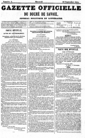 La Gazette de Savoie