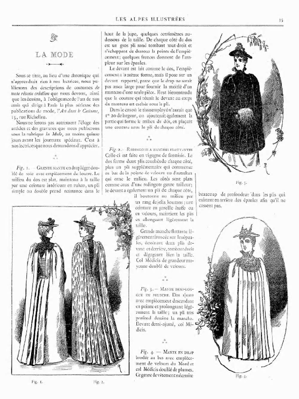 Les Alpes illustrées, P.11 du 23 janvier 1892.<br>