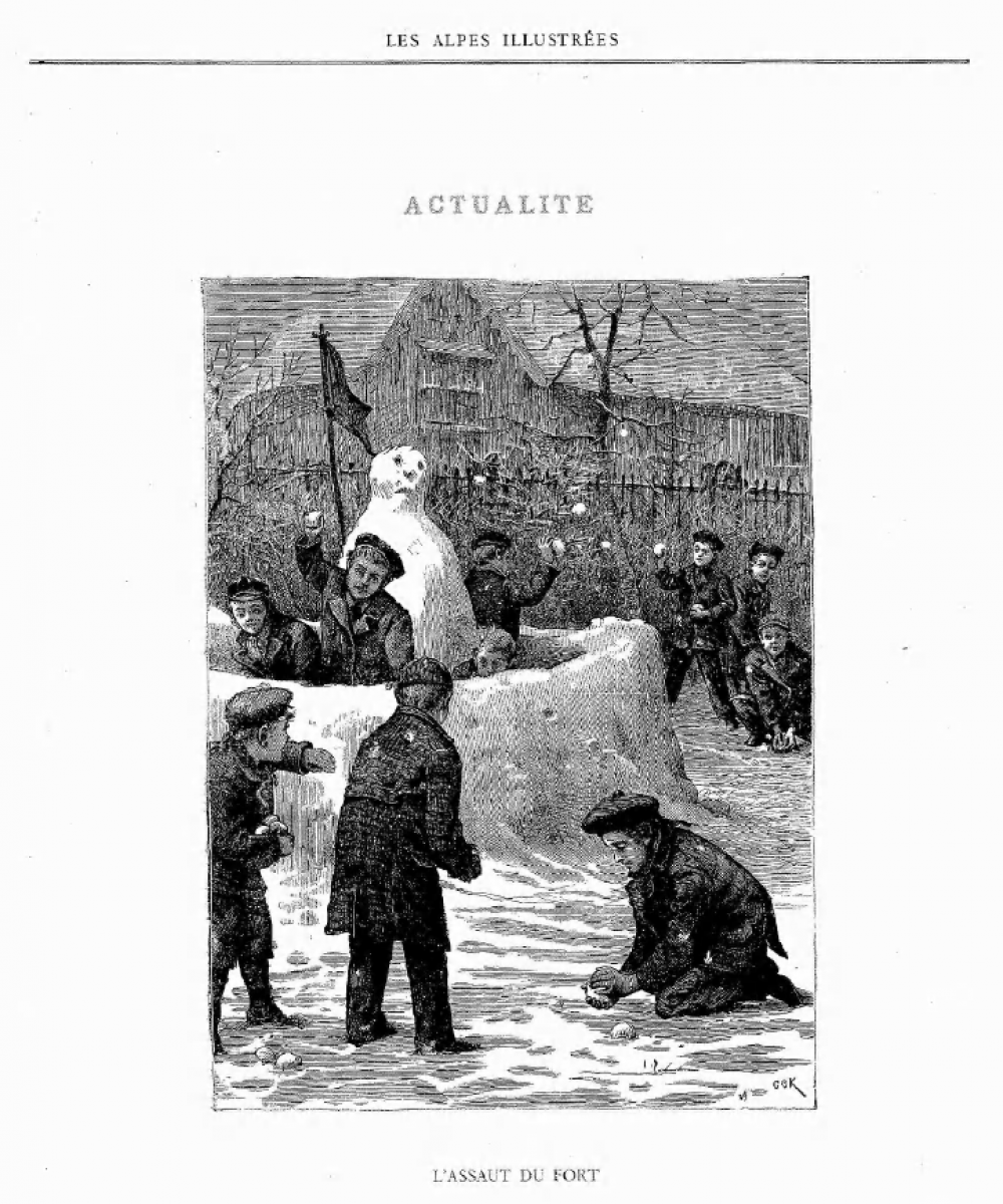 Les Alpes illustrées, P.7 du 30 janvier 1892.<br>