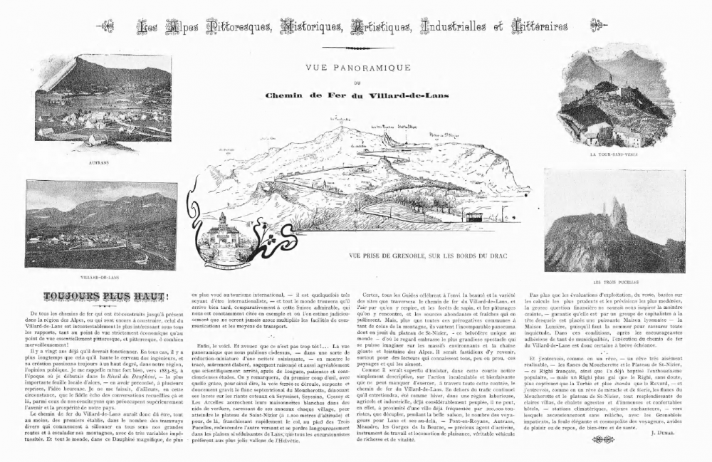 Les Alpes pittoresques, P.6 du 15 juin 1901<br>