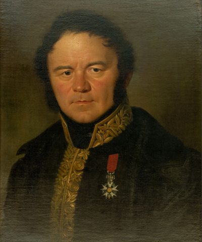 Portrait de Stendhal en costume de Consul. Huile sur toile, Valeri, Silvestro (1814-1902), 1835. Bibliothèque municipale de Grenoble.<br>