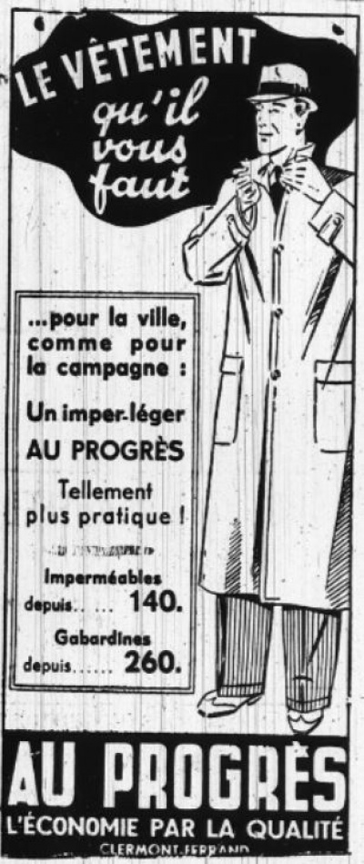 Publicité, L'Auvergne Socialiste, 26 juin 1937, p. 3