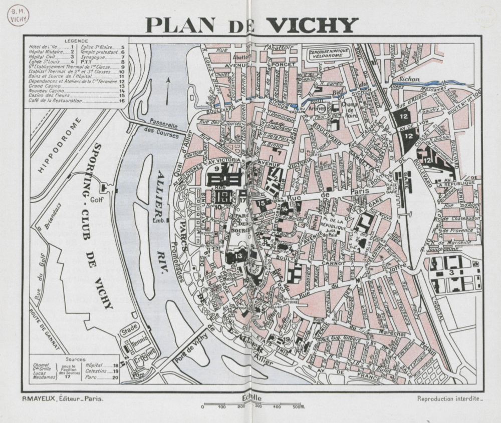 Vichy : la reine des villes d'eaux, Vichy : syndicat d'initiative, [1932]. Fonds patrimoniaux de la ville de Vichy<br>