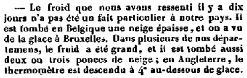 Journal l'Ain, mercredi 24 octobre 1838,&nbsp; Bourg-en-Bresse : de Bottier imprimeur, p.2