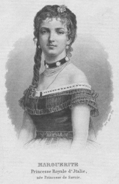 Carl Mayer Nbg. [Portrait de Marguerite de Savoie]. ca 18.. 7,2 x 10,6 cm. Bibliothèque de Chambéry, EST A 000.078-001 <br>